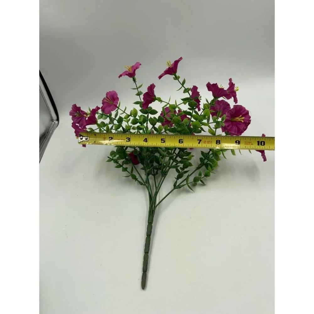 12 Pcs Artificial Hanging Calibrachoa (Million Bells) Pink Floral Arrangement